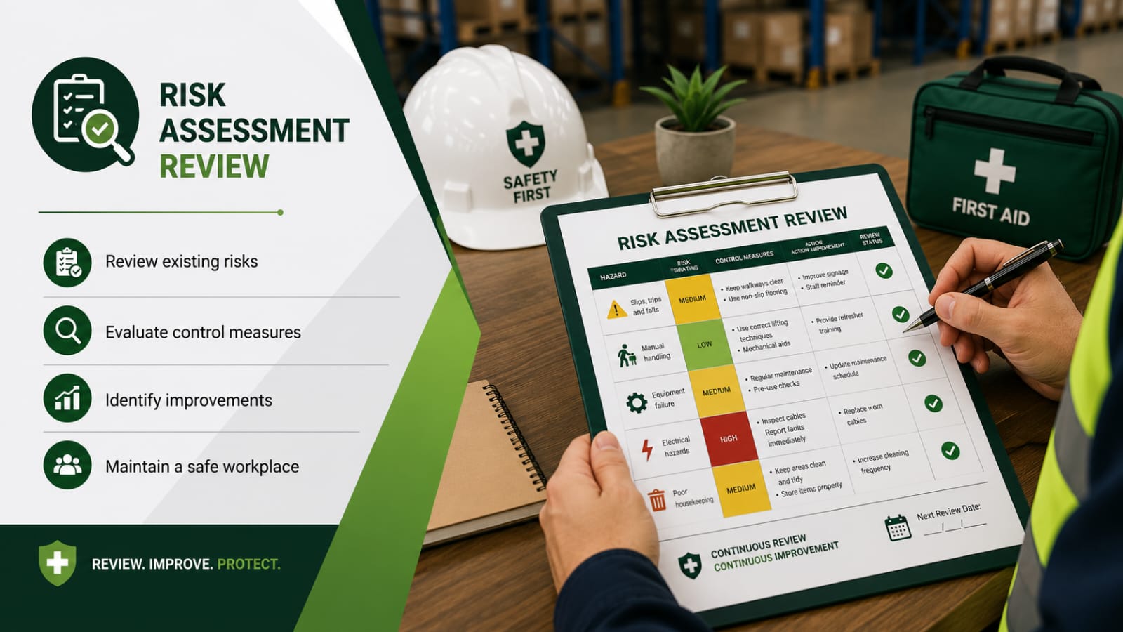 RiskAssessmentReview of FirstAidSafetyConsultancy