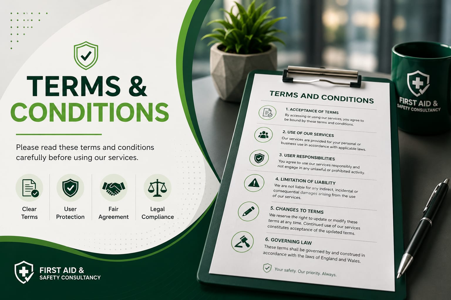term & conditions of firstaid